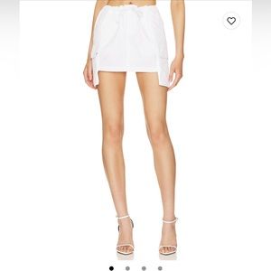 AFRM mini white skirt size S *NWT*